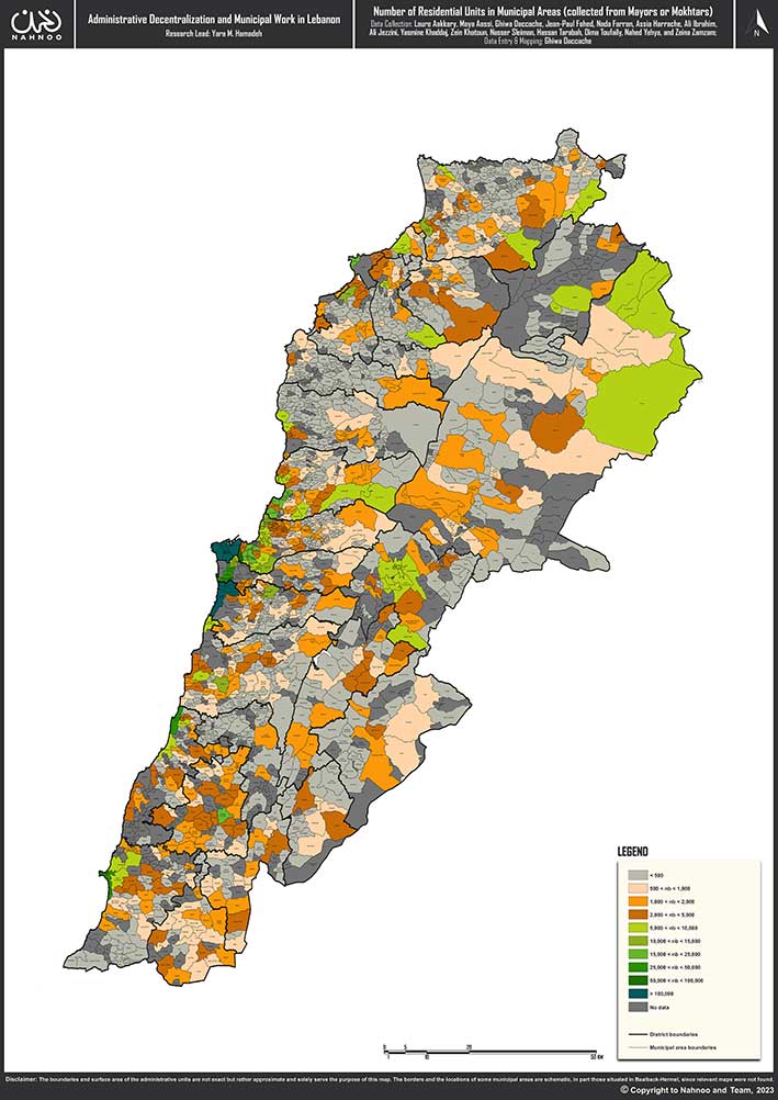 Number of Residential Units in Municipal Areas